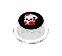 Four Aces Skull Roses Poker Gambling Card Art PopSockets PopGrip for MagSafe