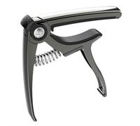 Four-Action Capo, String Stud Plectrum Folk Guitar Electric Guitar Accessories Tuning Clip, for 6-string Electric And Acoustic Guitars, Tune Performance Professional (Gunmetal)