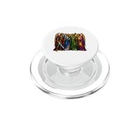 Four Archangels Medieval Gothic Cathedral Mosaic Art Icons PopSockets PopGrip for MagSafe