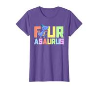 Four-Asaurus 4 Years Old Dinosaur Birthday Party 4th T-Rex T-Shirt