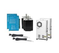 Four Axis Nema34 4.5N 8.5N 12N closed-loop motor kit with HBS86HD driver and switch power supply S-400W 60V Two piece set (2Kit 4.5N.m)