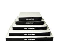 Four Bare Paws Orthopedic Dog Bed Mattress - Supportive Pet Bed for Small, Medium & Large Dogs - Washable Cover, Durable Comfort Cushion for Joint Relief, Ideal for Senior & Arthritic Dogs