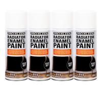 (Four, Black Matt) Pro-Kleen Enamel Radiator Paint (Matt)