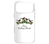 Four Calling Birds Shirt Twelve Days of Christmas Case for iPhone 17 Pro Max
