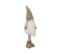 Four Candle Beige Standing Christmas Gonk 52cm Four Candle Beige