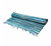 Four Candle Blue Textile Room Rag Rug 150X200Cm Home Floor Rug 150 X 200 Cm