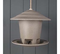 Four Candle Earthy Sustainable Straw Bird Feeder