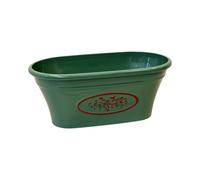 Four Candle Green Love Heart Tree Plastic Oval Trough Planter 38Cm 7.7L