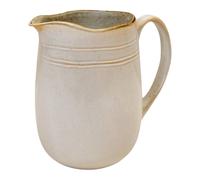 Four Candle Handcrafted Stoneware Jug Rustic Serving Vase in White Four Candle White