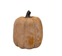 Four Candle Large Pale Orange Ceramic Jack O'lantern Ornament