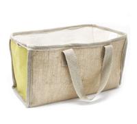 Four Candle Large Shopping Basket 33X18X20Cm Olive