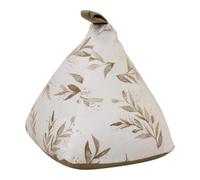 Four Candle Olive Door Stop In Sage Green, W 15 X D 15 X H 19 Cm