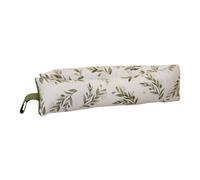 Four Candle Olive Draught Excluder In Natural