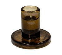 Four Candle Olive Green Smooth Small Candle Holder Four Candle Green