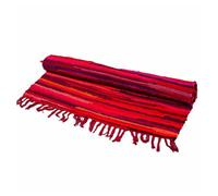 Four Candle Pink Textile Large Rag Rug 150X90Cm Home Floor Rug 150 X 90 Cm