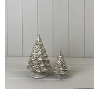 Four Candle Satchville Beige Mottle Ceramic Tree
