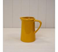 Four Candle Satchville Burnt Yellow Ceramic Jug