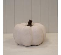 Four Candle Satchville Cotton White Ceramic Pumpkin