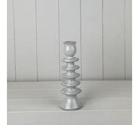 Four Candle Satchville Glazed Ceramic Candle Holder With Textured Detail