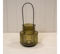 Four Candle Satchville Olive Green Candle Holder