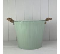 Four Candle Satchville Round Tapered Zinc Planter