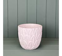 Four Candle Satchville Round White Cement Pot