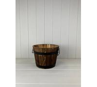 Four Candle Satchville Wooden Barrel With Handles