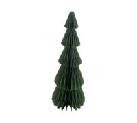 Four Candle Set Of 3 Green Standing Christmas Trees 20 25 30Cm