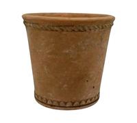 Four Candle Terracotta Tapered Cement Pot D14.3Cm X H13.5Cm