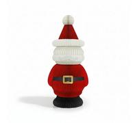 Four Candle Traditional Paper Santa Christmas Decoration 100Cm