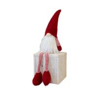 Four Candle Traditional Red Dangly Leg Gonk 63Cm