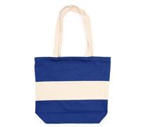 Four Candle Two Tone Cotton Bag 38X42X12Cm Blue &10Oz