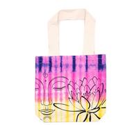 Four Candle Tye-Dye Cotton Bag (6Oz) 38X42X12Cm Lotus Buddha Multi Col