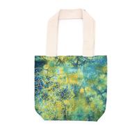 Four Candle Tye-Dye Cotton Bag (6Oz) 38X42X12Cm Mandela Green/blue -Handle