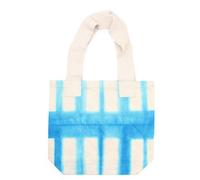 Four Candle Tye-Dye Cotton Bag (8Oz) 38X42X12Cm Sky Blue Blocks -Handle