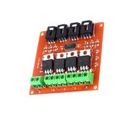Four Channel 4 Way Route MOSFET Button IRF540 Switching Module For Motor Drive Dimmer Development Board Four Switching Board