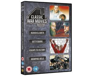 Four Classic War Movies: Heaven And Earth/Escape To Victory/... [DVD]
