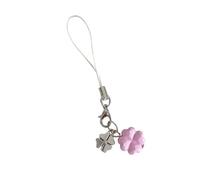 Four Clovers Phone Charm Keychain Lucky Acrylic Accessories Sparkling Crystal Phone Chain for Keys and Purse Decoration, Lucky Charm for Keys and Phones, フリーサイズ
