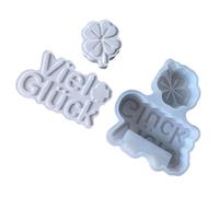 Four Clovers Silicone Mold, Flower Pots for Home Decor