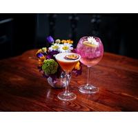 Four Cocktails In Retro-Inspired Bar