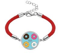 Four Color Dessert Sweet Food Lucky Red String Bracelet Rope Bracelet Handmade