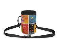 Four Colorful Monsters Dog Fanny Pack Treat Pouch Sling Bag