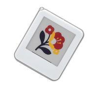 Four colors 1.54" passive E-link displays are embedded into the technology. Seamless mobile content keychain attachment student passive E-paper screen