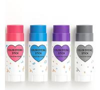 Four Colour Glitter Sticks For Face, & Hair - Set Of 4 Washable Cream Makeup With Shimmer Effect, Full Coverage & Heart Design For Festival, Party, Cosplay & Creative Looks