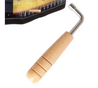 Four Corner L Shape Key - Lyre Tuning Key, Non-Slip, Wooden Handle Harp Tuning Key, Professional Music Tuning Accessories for Beginners, Musicians, Studio, Stage