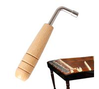 Four Corner Tuning Tool - Lyre Tuning Wrench, L-Shape Peg Adjuster | Non Slip Wooden Handle String Instrument Kit, Music Studio Setup Harp Maintenance Tool for Home Musicians Performance