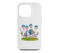Four DAD Ducks Fatherhood Grilling Coffee Repair Case for iPhone 13 Pro