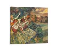 Four Dancers by Edgar Degas Poster Poster Cool Artworks Painting Wall Art Canvas Prints Hanging Picture Posters 20x20inch(50x50cm)