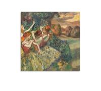 Four Dancers by Edgar Degas Poster Posters Wall Art Painting Canvas Prints Decor Poster Artworks 28x28inch(70x70cm)