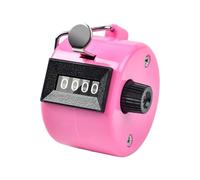 Four-Digit Counting Clicker, Handheld Counter, Mechanical Counter, Color Counter Suitable for Sports Classroom Teaching, Inventory Management, Activity Statistics